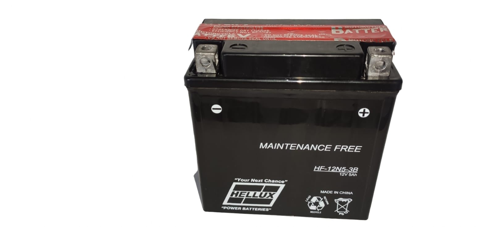BATERIA DE MOTO LIBRE MANTENIMIENTO | TIPO YUASA 12V
