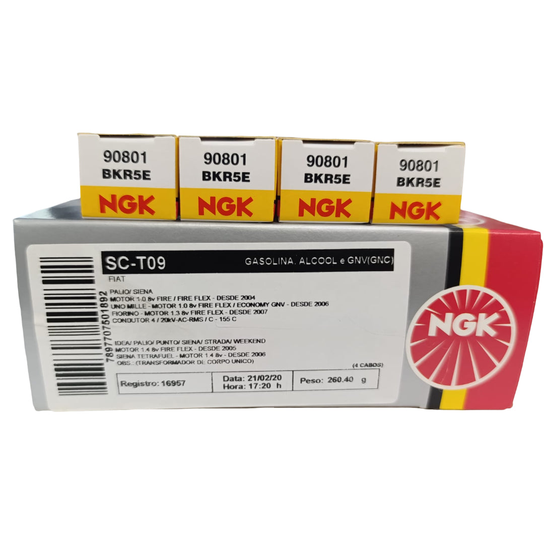 KIT CABLES Y BUJIAS NGK | FIAT