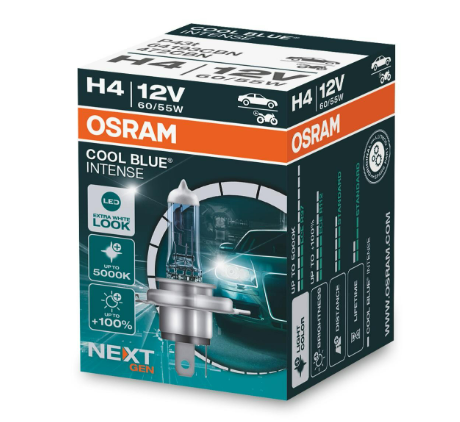 LAMPARA HALOGENA  | H4 12V 60/55W P43T COOL BLUE INTENSE NEXT GEN