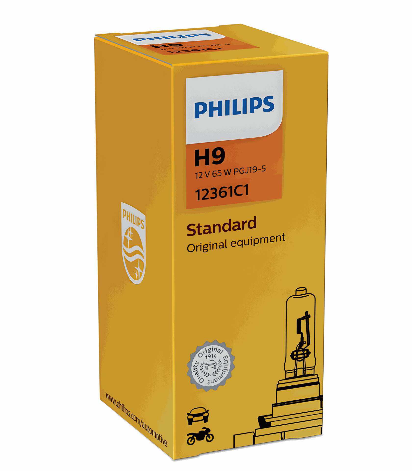 LAMPARA HALOGENA STD.H9 12361 12V 65W