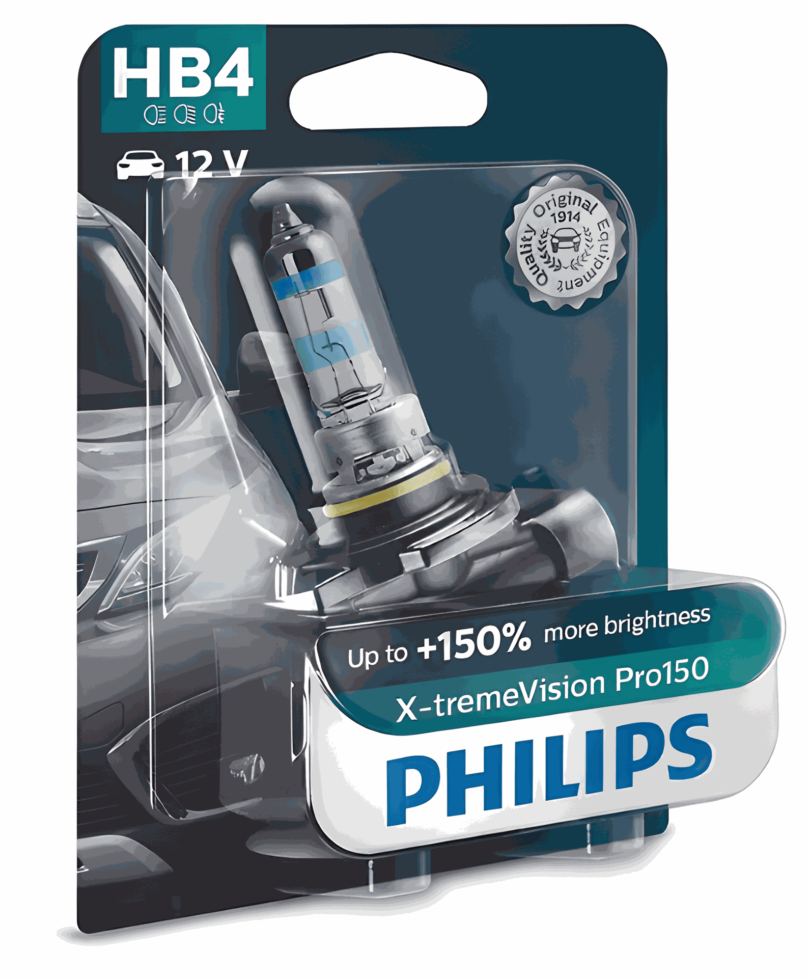 LAMPARA HALOGENA EXTREME VISION HB4 9006 12V 51W P22D PRO +150% LUZ