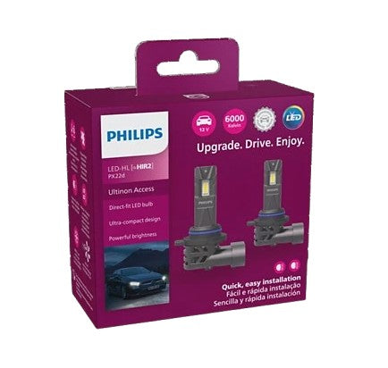 JUEGO DE LAMPARAS LED 9012 HIR2 | 11012 U2500 12V-20W