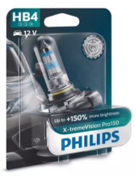 LAMPARA HALOGENA EXTREME VISION HB4 9006 12V 51W P22D PRO +150% LUZ