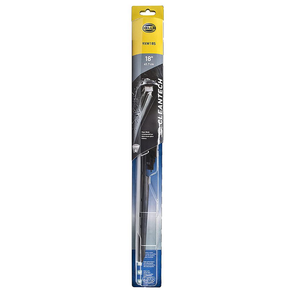 358054181- ESCOBILLA LIMPIAPARABRISAS  HELLA CT18'' (457 MM) CLEANTECH - FLEX FLAT