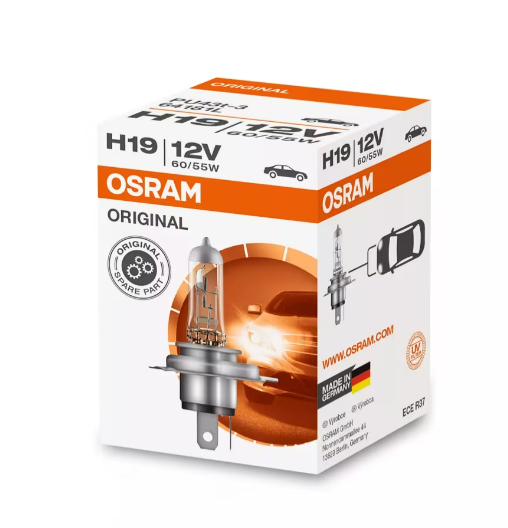 LAMPARA HALOGENA  H19L | 12V 60/55W PU43T-3