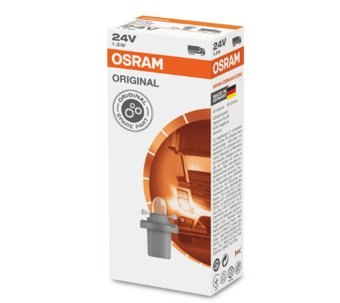 LAMPARA INCANDESCENTE  | 24V 1,2W B8,5D