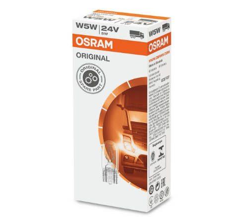 LAMPARA INCANDESCENTE  | 24V 5W W2,1X9,5D