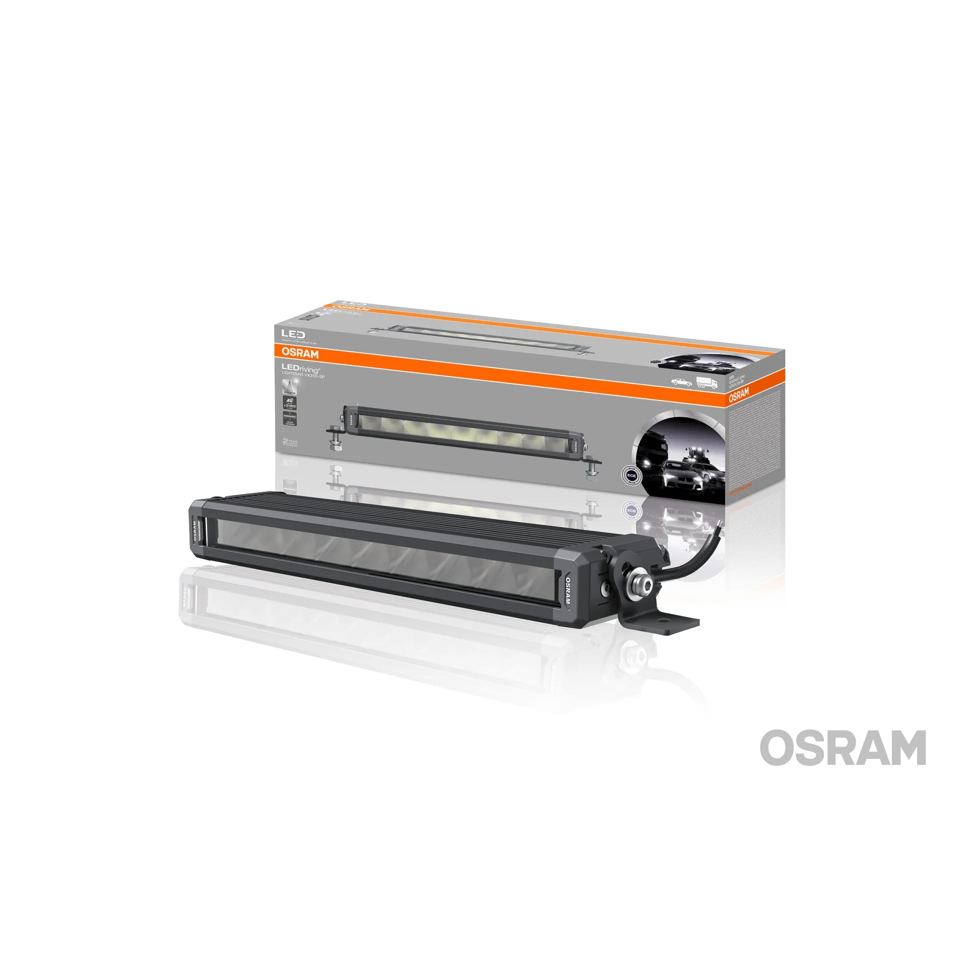 LEDDL115-SP BARRA 275 MM (LIGHTBAR) DE LEDS 1 FILA CON HAZ DE LUZ CONCENTRADO