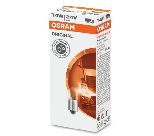 LAMPARA INCANDESCENTE  | 24V 4W BA9S