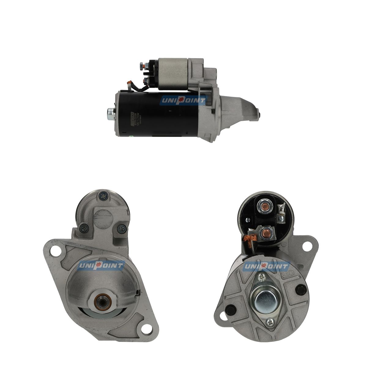 MOTOR DE ARRANQUE TIPO BOSCH | 12V 1.7 KW 9 DTES.(UNIPOINT) (UNIPOINT)