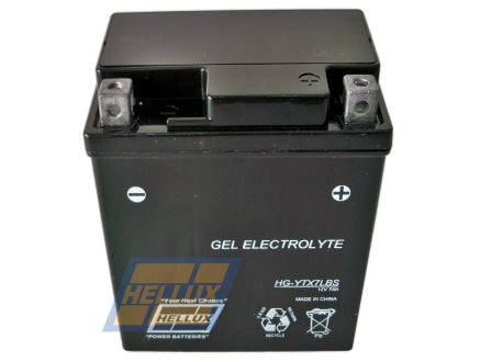 Batería de moto gel - Tipo yuasa 12V