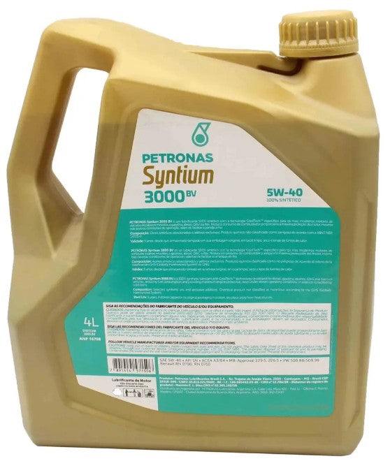 Syntium 3000 bv 5W-40 sn - ACEA A3/B4 - 4L