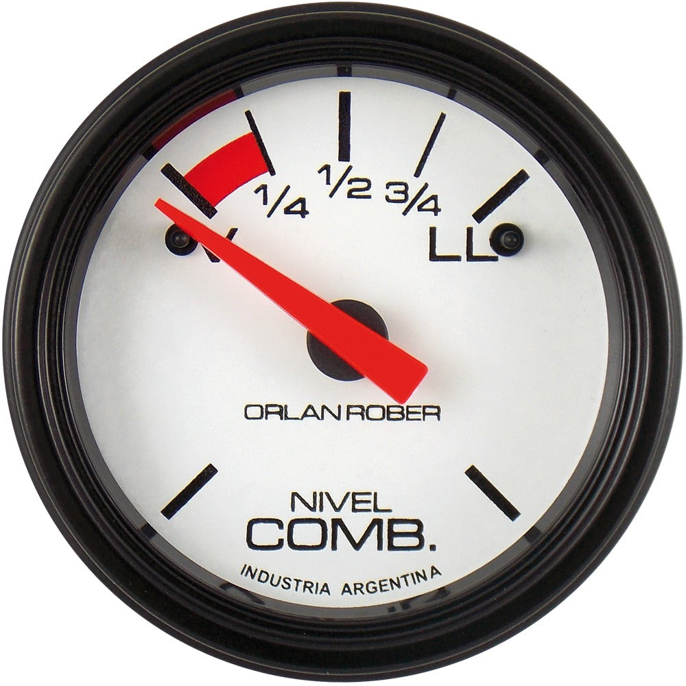 INDICADOR NIVEL  COMBUSTIBLE | 12V LL=100 LINEA BLANCA