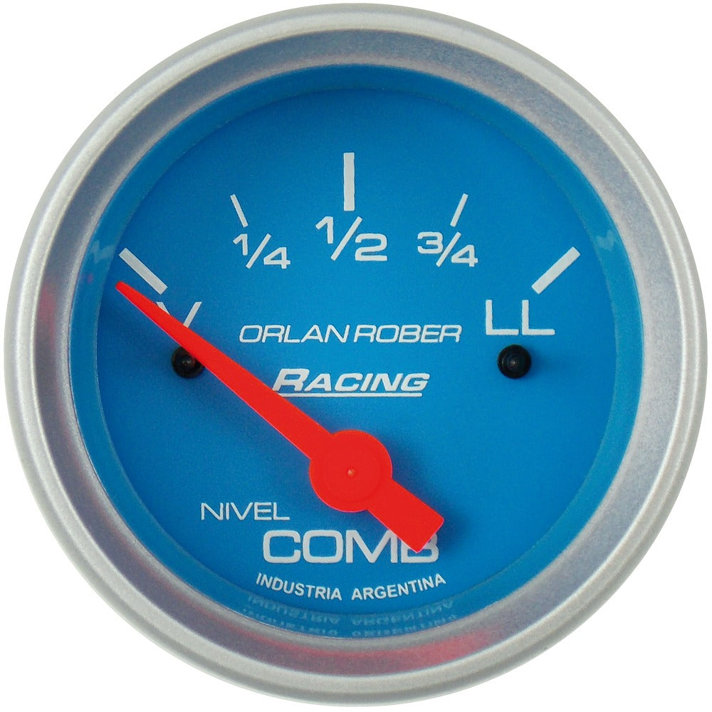 INDICADOR NIVEL  COMBUSTIBLE | 12V LL=100 RACING CELESTE