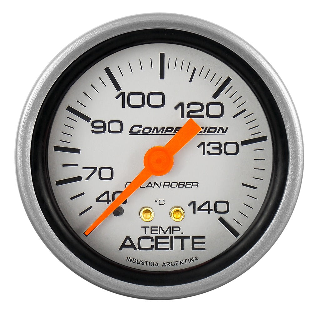 INDICADOR TEMPERATURA ACEITE | 140°C CAP 2,0MTS COMPETICIÓN PLATA