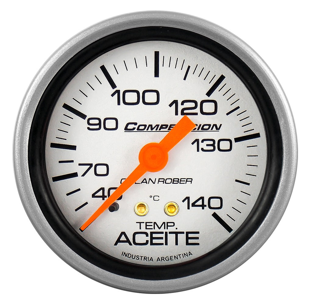 INDICADOR TEMPERATURA ACEITE | 140°C CAP 4,0MTS COMPETICIÓN PLATA