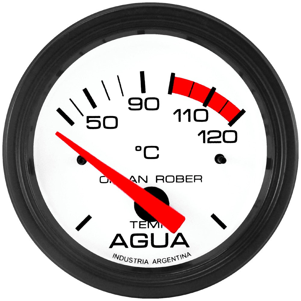 INDICADOR TEMPERATURA AGUA ELÉCTRICO | 12V 120°C L.BLANCA