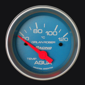 INDICADOR TEMPERATURA AGUA ELÉCTRICO | 24V 120°C RACING CELESTE