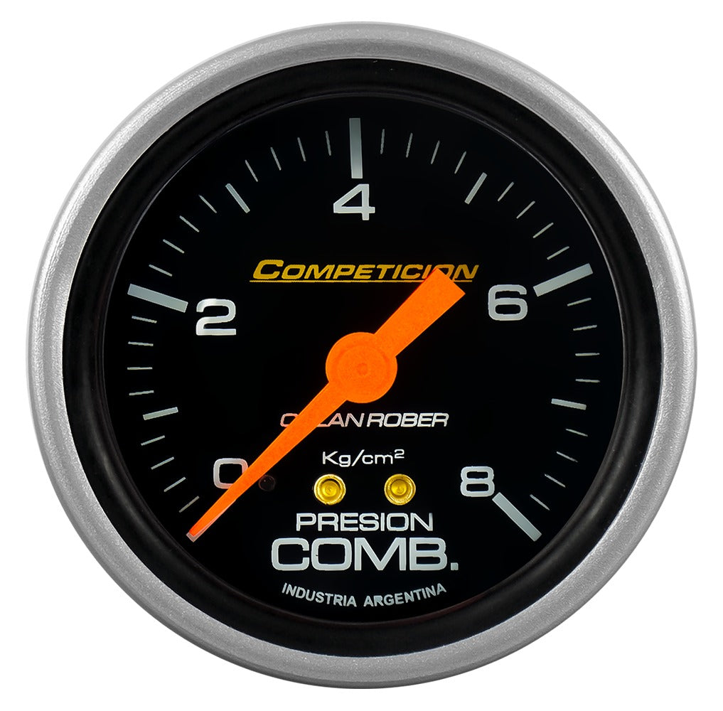 MANOMETRO PRESION COMBUSTIBLE | 8KG COMPETICIÓN NEGRO