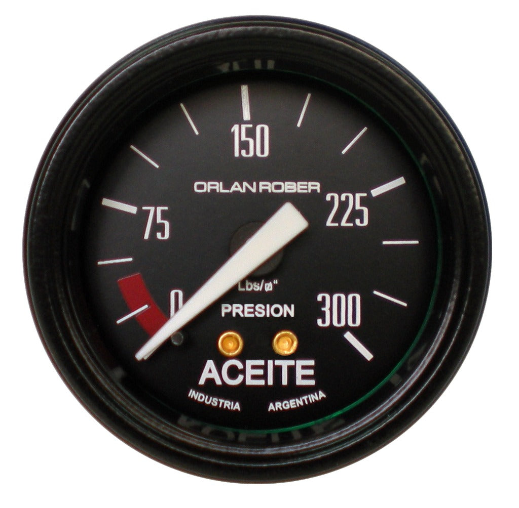 MANOMETRO PRESION DE ACEITE | 300LBS CLASSIC NEGRO