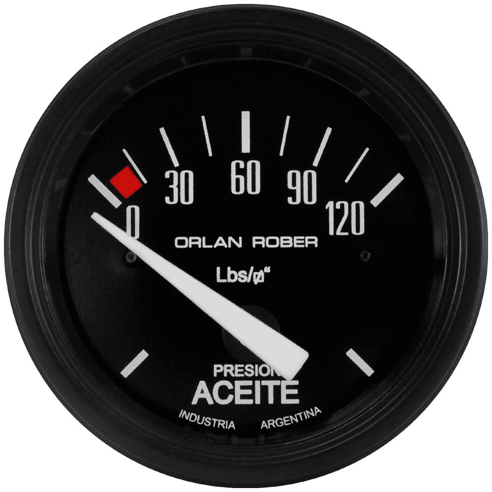 MANOMETRO PRESION DE ACEITE ELÉCTRICO | 12V 120LBS CLASSIC