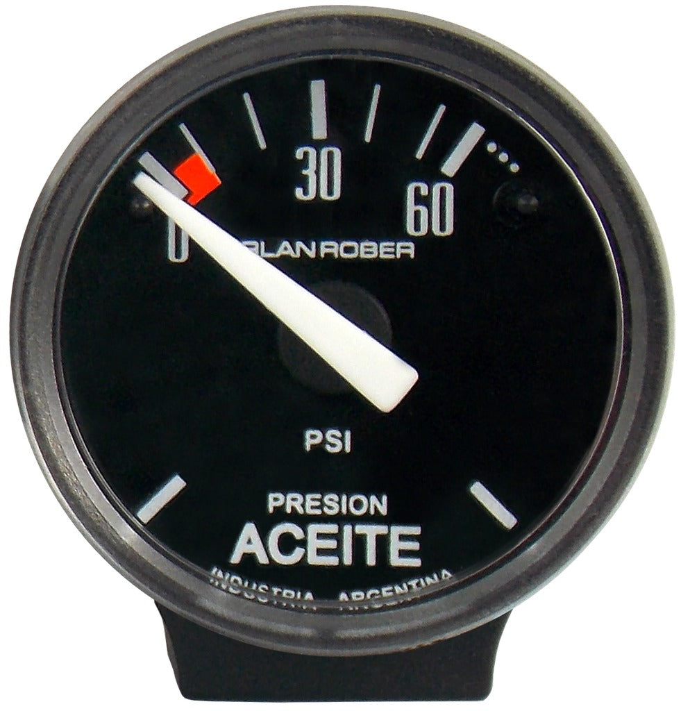 MANOMETRO PRESION DE ACEITE ELÉCTRICO | 12V 60PSI 40MM