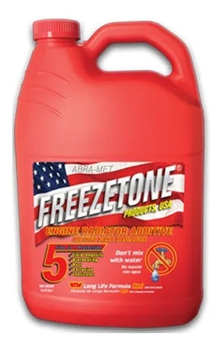 REFRIGERANTE Y ANTICORROSIVO FREEZETONE ROJO | (3.79 LITROS)