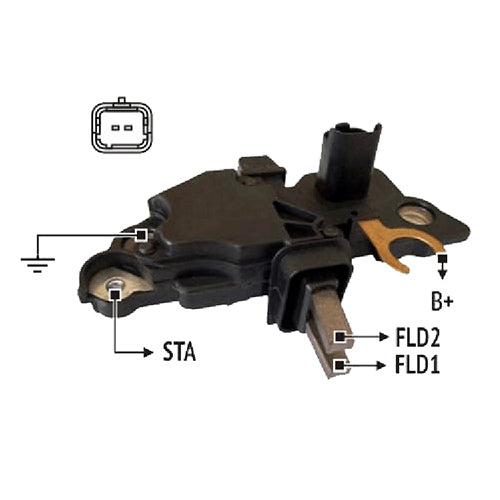 REGULADOR DE VOLTAJE TIPO BOSCH | RENAULT-NISSAN