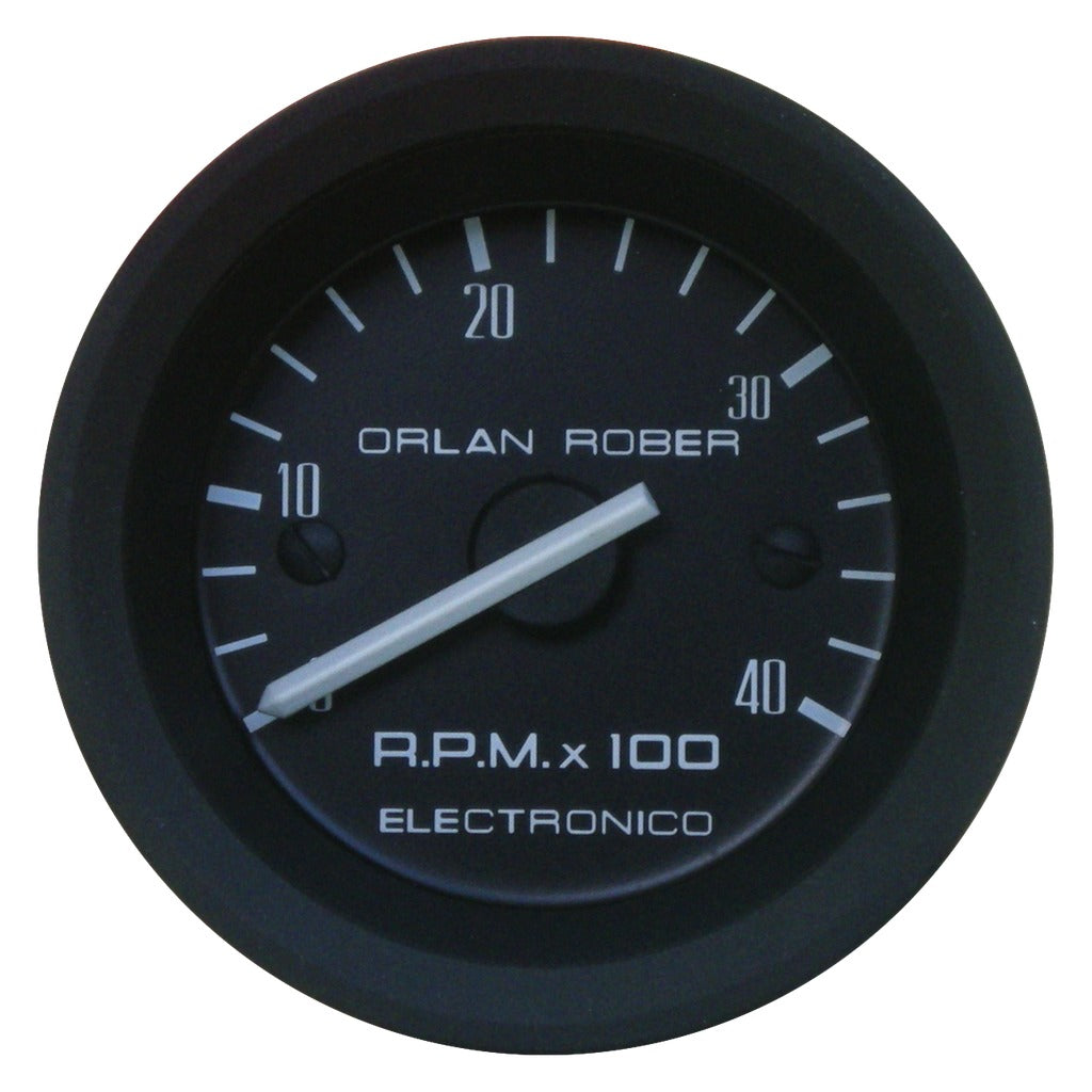 TACOMETRO | DIESEL Ø52 12V 4.000RPM NEGRO