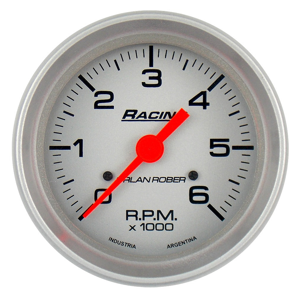 TACOMETRO DIESEL | Ø80.12V 6.000RPM. PLATA