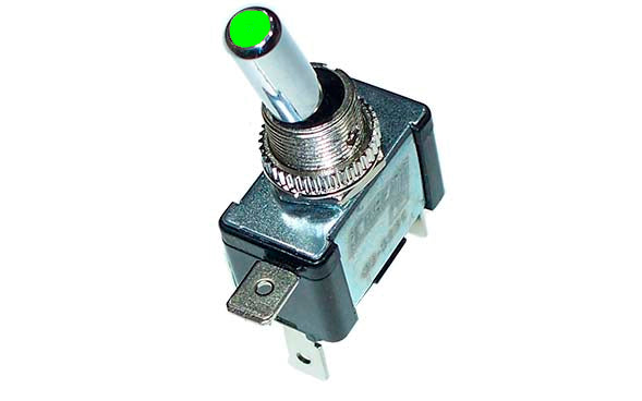 TECLA DE 1 PUNTO C/LUZ VERDE EN ON