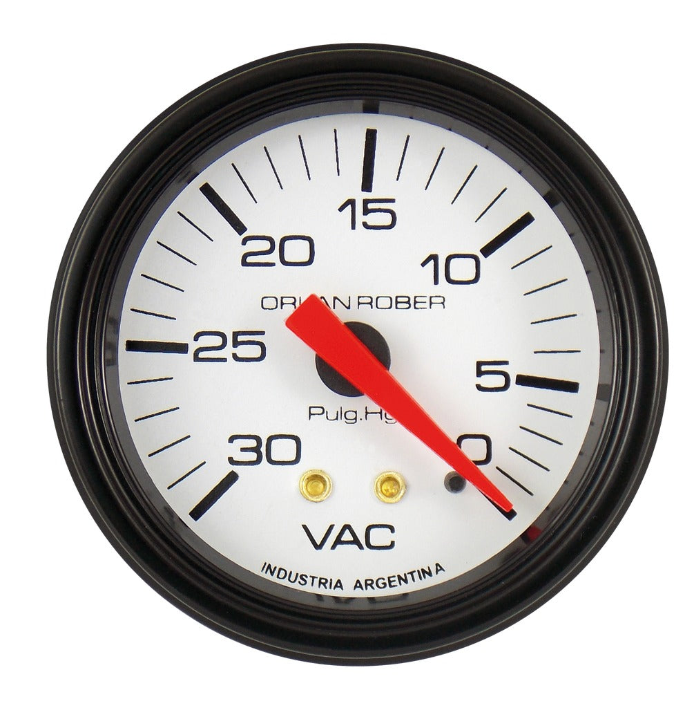 VACUOMETRO | -30P.HG LINEA BLANCA