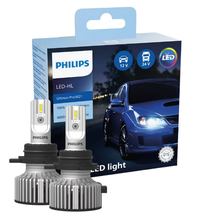 JUEGO DE LAMPARAS LED H1 PRO3021 | 12V-24V 13W