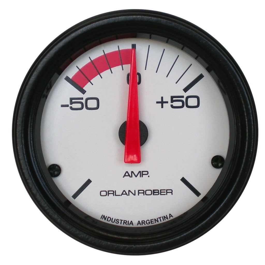 AMPERIMETRO | 50-0-50 LINEA BLANCA