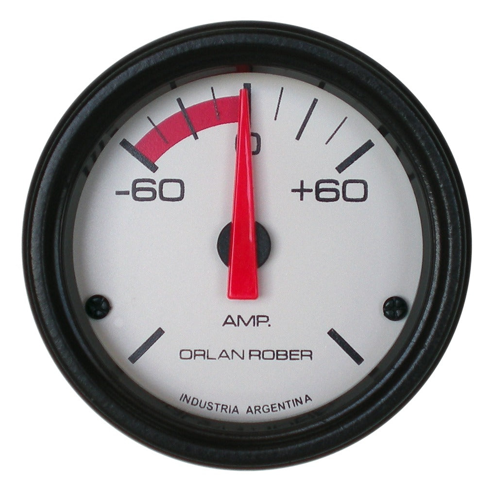 AMPERIMETRO 60-0-60 LINEA BLANCA