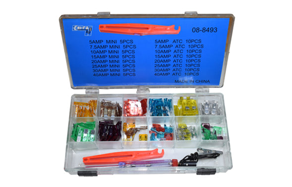 FUSIBLES | 80 FUSIBLES FICHA COMUN-40 FUSIBLES MINI SURTIDOS