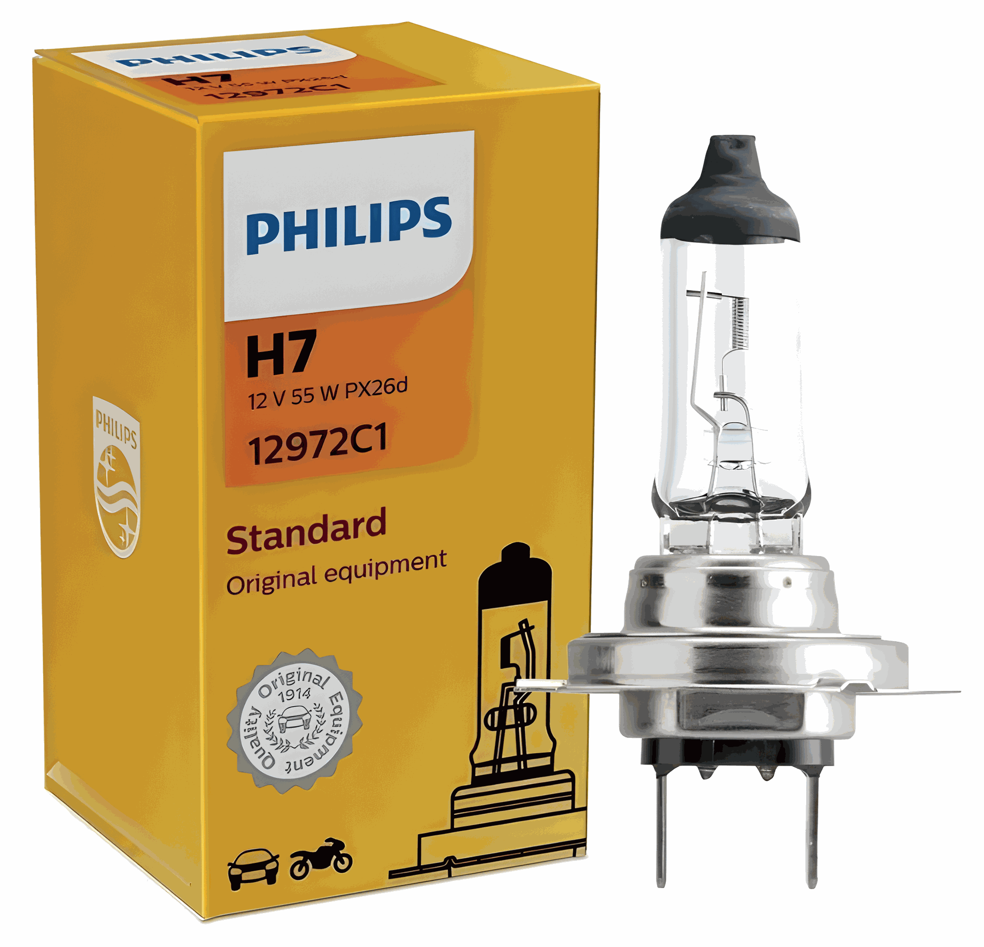 12972 LAMPARA H7 12V 55W PREMIUM